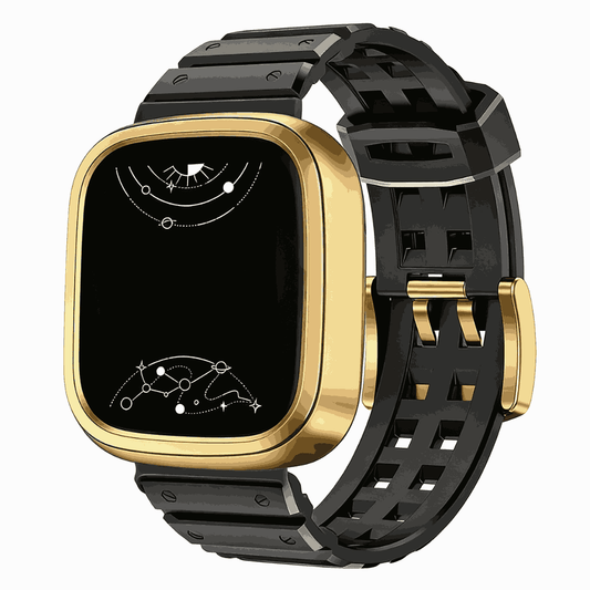 Findo Silicone Band With Stainless Steel Case