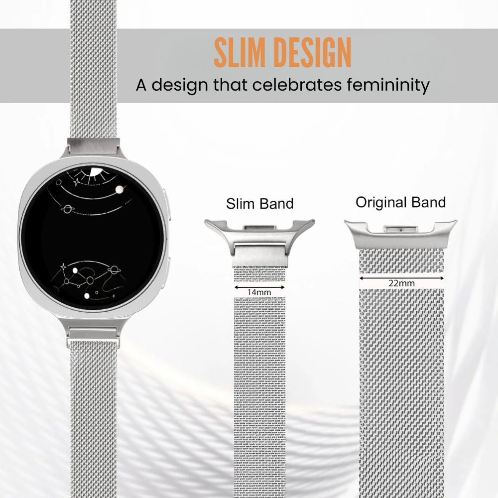 Aurex Milanese Steel Magnetic Galaxy Band - Astra Straps