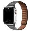 Vistel Slim Leather Link Band - Astra Straps