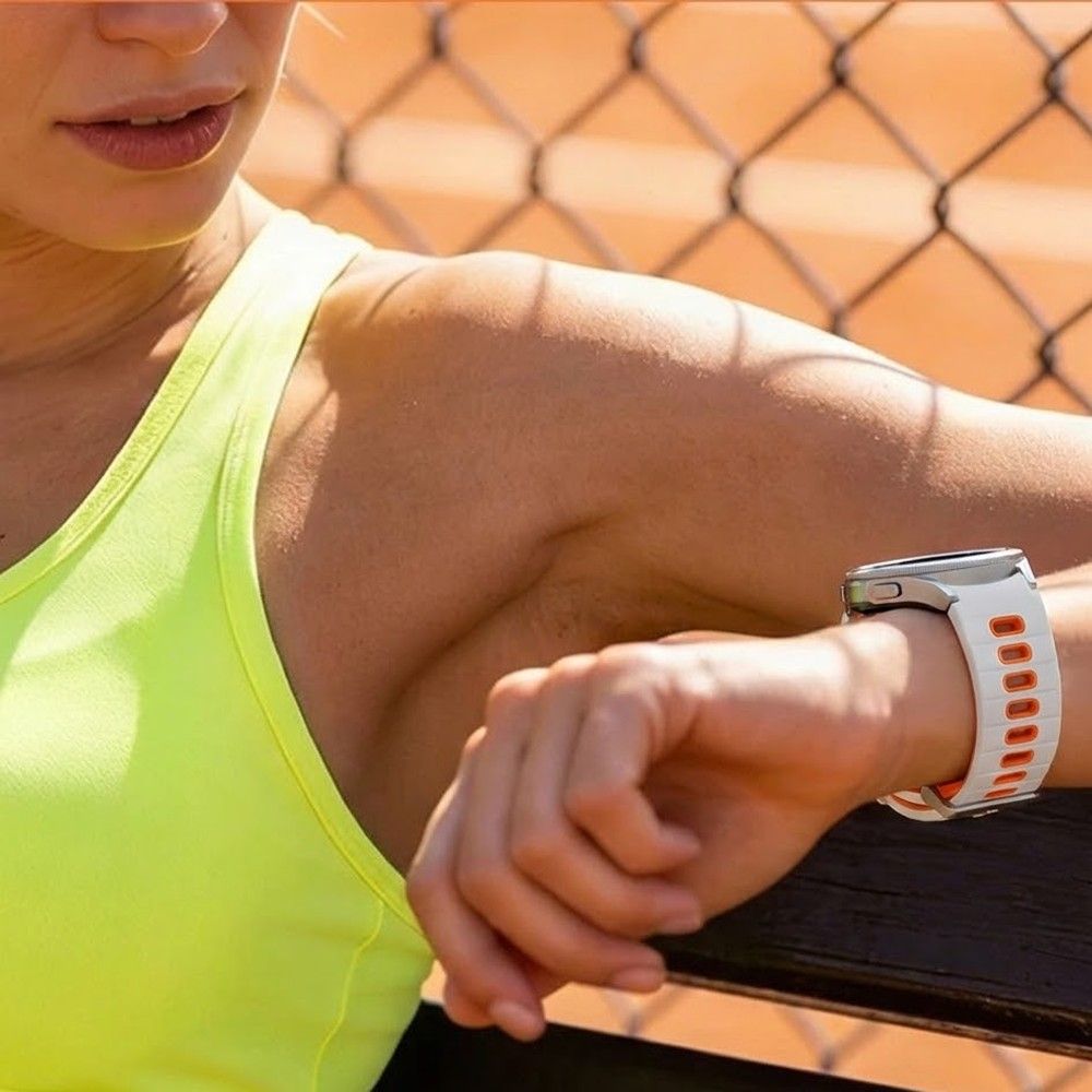 Aeris Duo - Tone Silicone Sport Watch Band - Astra Straps