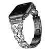 Amabilis Diamond Butterfly Stainless Steel Band