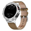 Amara Leather Band With Stainless Steel Bumper Case For Galaxy 5 Pro