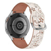 Bene Engraved Floral Silicone Galaxy Band