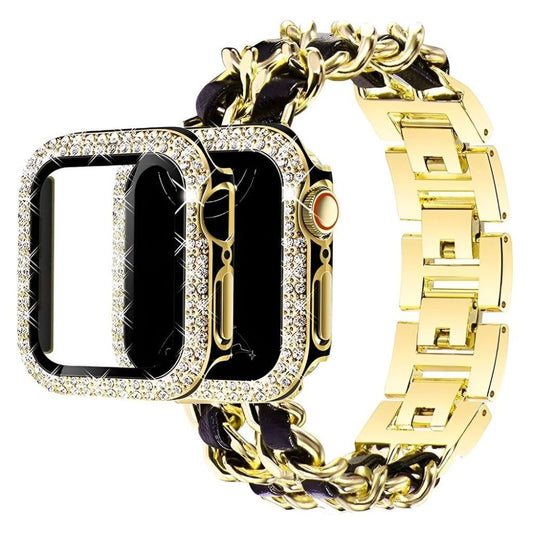 Carpe Luxury Steel Leather Band + Case