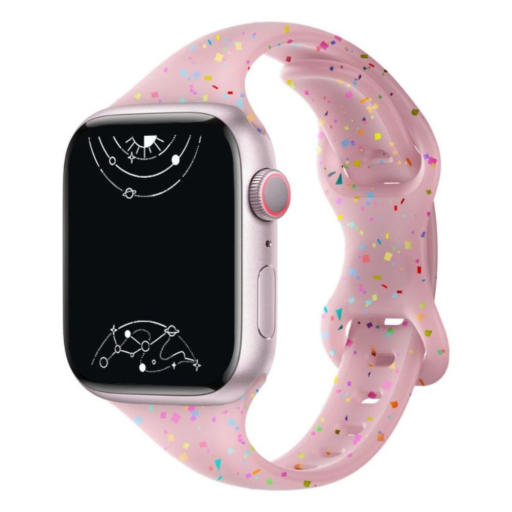 Demitto Slim Printed Silicone Band - Astra Straps