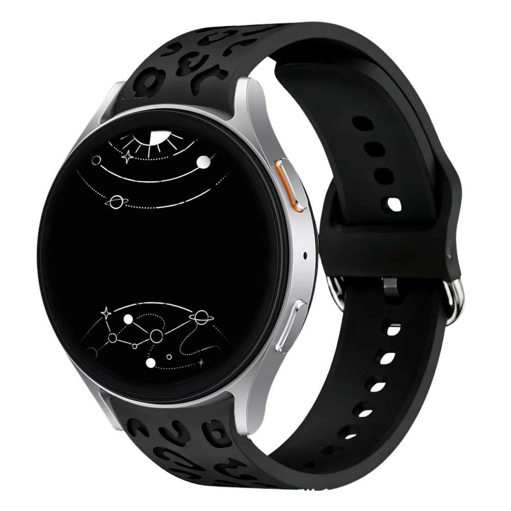 Derideo Engraved Leopard Silicone Galaxy Band - Astra Straps
