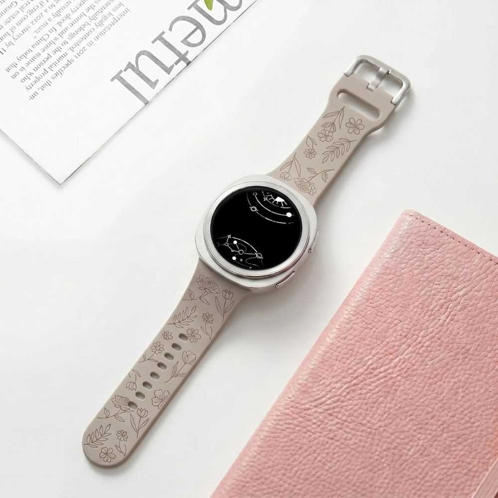 Habeo Engraved Silicone Band For Galaxy Watch 8 - Astra Straps