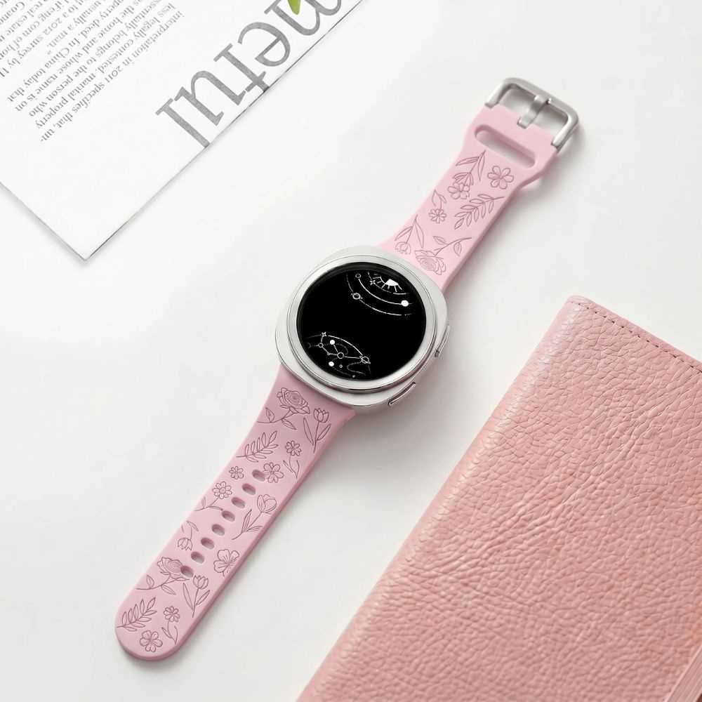 Habeo Engraved Silicone Band For Galaxy Watch 8 - Astra Straps