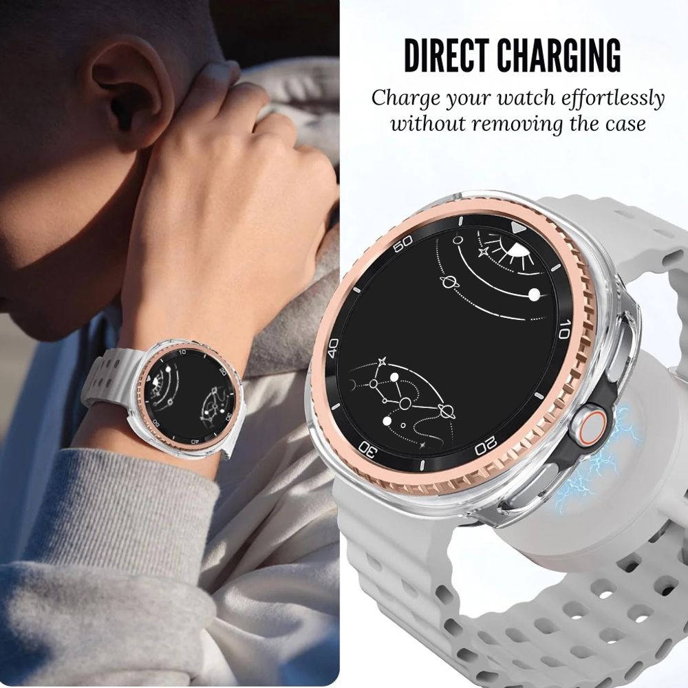 Laetans Bezel Bumper Galaxy Watch Case with Glass Screen Protector - Astra Straps