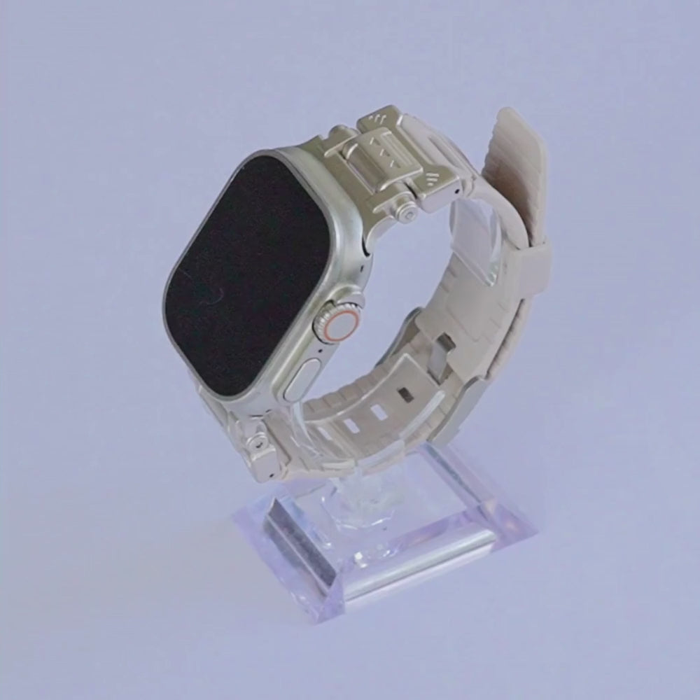 Venio Silicone Rugged Metal Band - Astra Straps