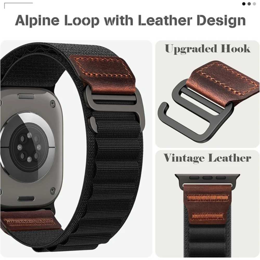 Saxum Alpine Nylon Loop Sports Band - Astra Straps