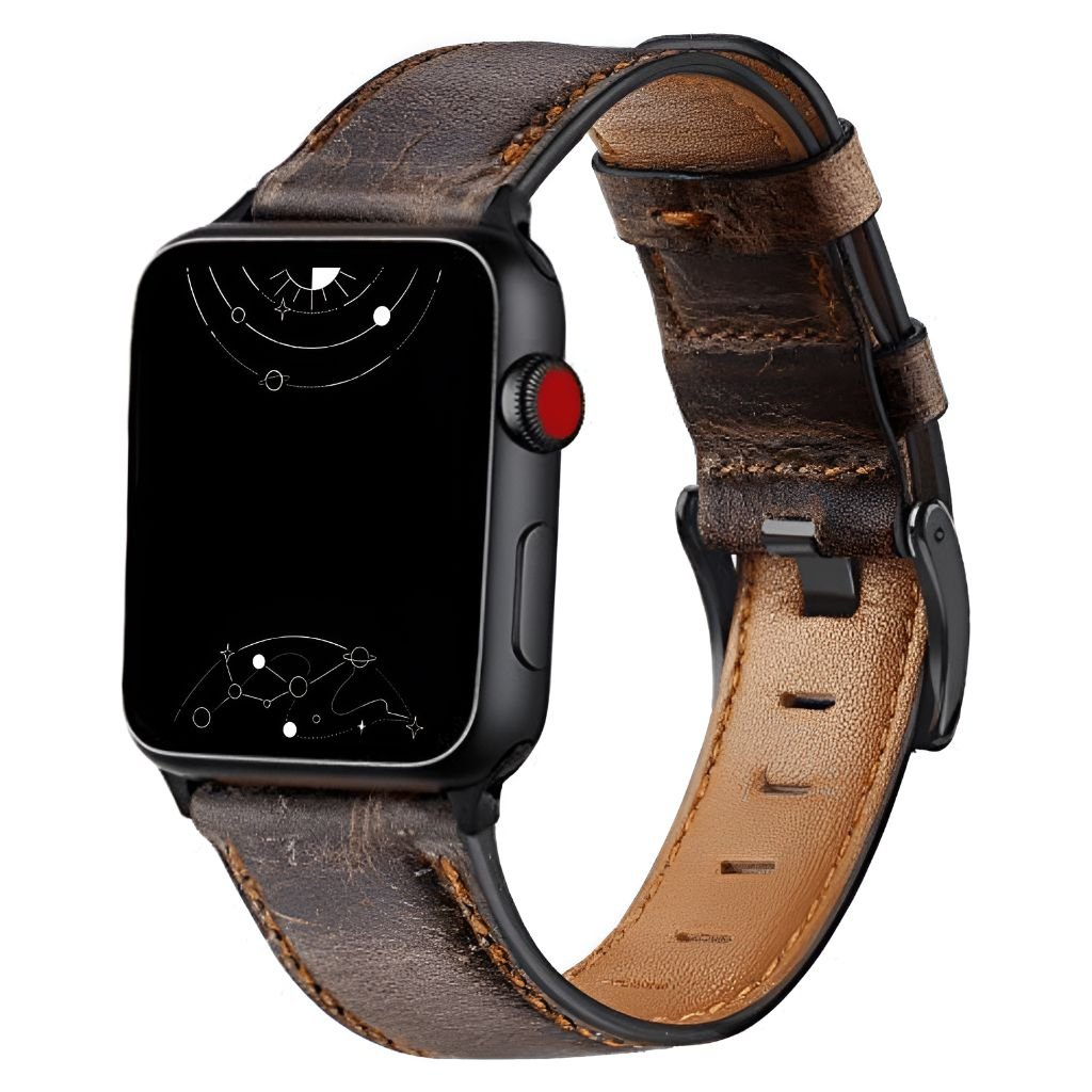 Apple Leather Bands | Replacement Leather Straps For Apple Watch Series ...