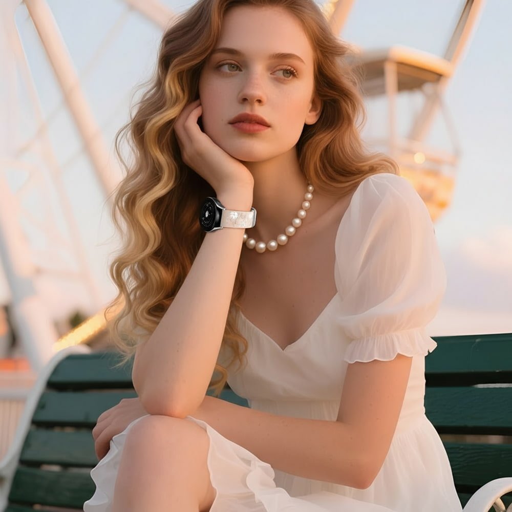 Teneo Engraved Floral Silicone Galaxy Band - Astra Straps