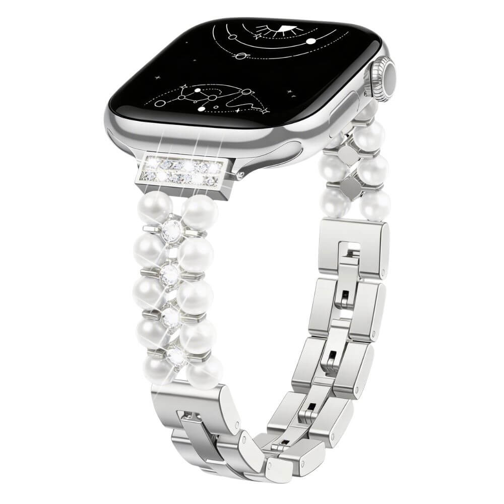 Venusta Stainless Steel Pearl Band - Astra Straps