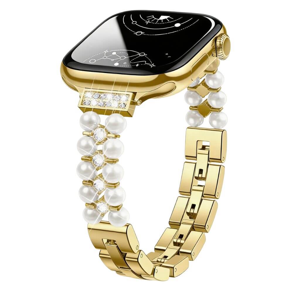 Venusta Stainless Steel Pearl Band - Astra Straps