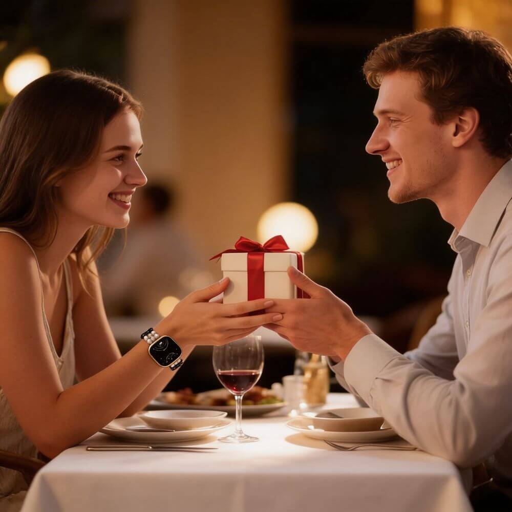 Venusta Stainless Steel Pearl Band - Astra Straps