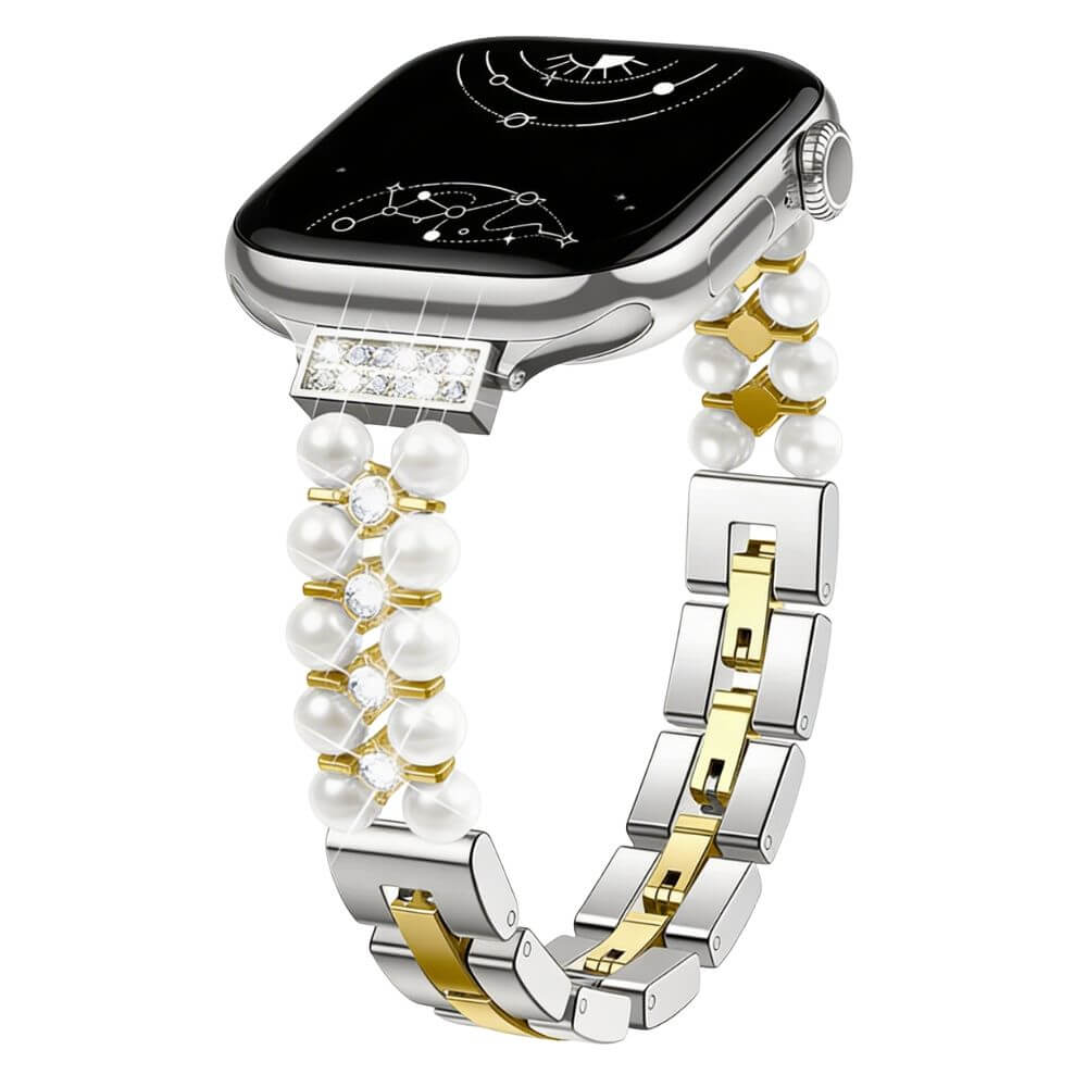 Venusta Stainless Steel Pearl Band - Astra Straps