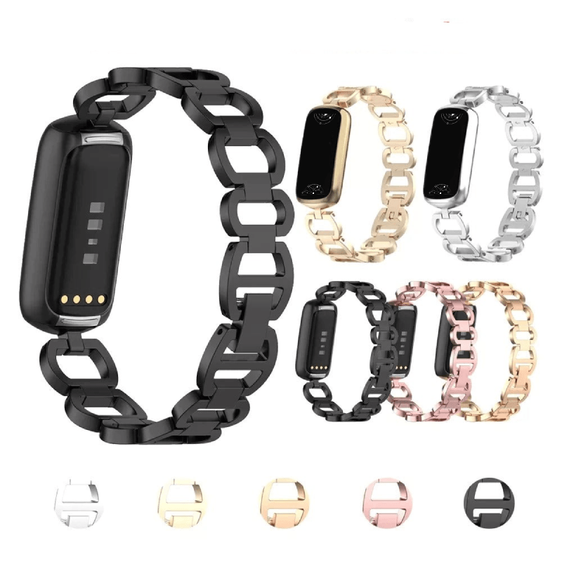 Digna Luxury Stainless Steel Fitbit Luxe Band Extravagant Manacle